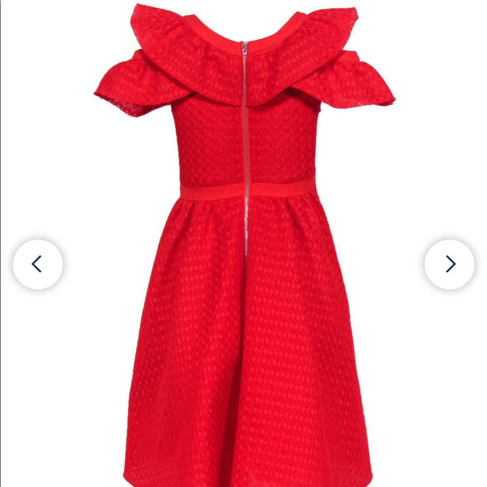 Maje Ruffle Lace Dress - Picture 2 of 4
